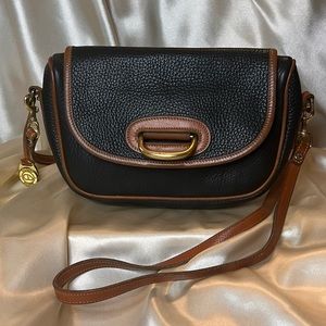 Vintage Black Dooney & Bourke Crossbody Bag